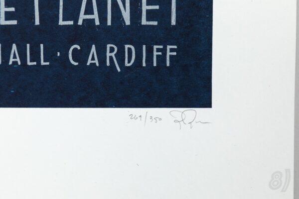 Our Planet Is A Blue Planet 2008 Cardiff Gig Poster – Signed 269/350
