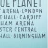 Our Planet Is A Blue Planet 2008 UK Tour Screenprint Gig Poster