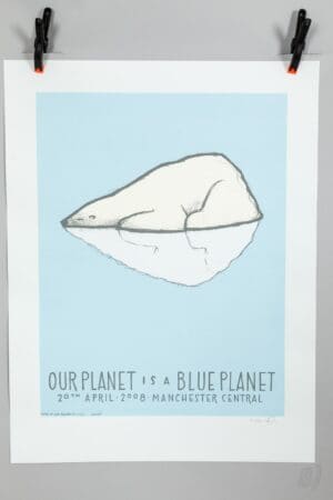 Our Planet Is A Blue Planet Gig Poster Manchester 2008 Signed Our Planet Is A Blue Planet Gig Poster Manchester 2008 Signed