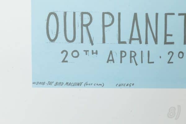 Our Planet Is A Blue Planet Gig Poster Manchester 2008 Signed Our Planet Is A Blue Planet Gig Poster Manchester 2008 Signed