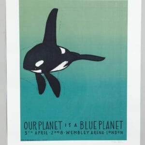 Our Planet Is A Blue Planet Wembley Arena London 2008 Gig Poster