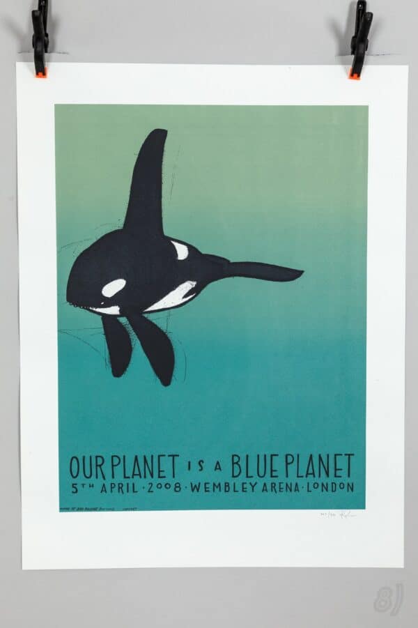 Our Planet Is A Blue Planet Wembley Arena London 2008 Gig Poster