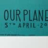 Our Planet Is A Blue Planet Wembley Arena London 2008 Gig Poster
