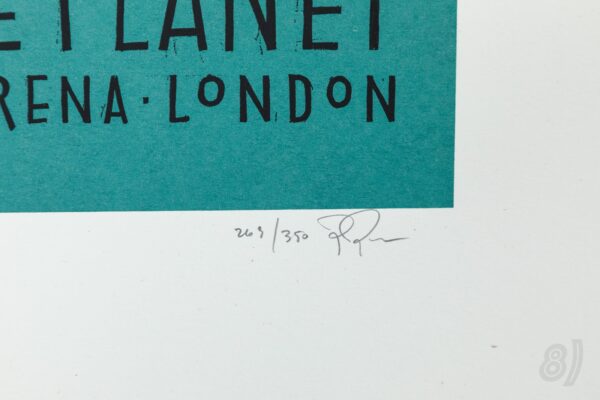 Our Planet Is A Blue Planet Wembley Arena London 2008 Gig Poster