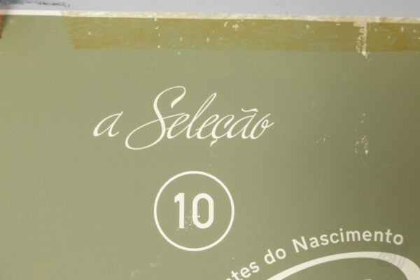 Pelé 'a Seleção' No.10 Limited Edition Screen Print 17/50 Zoran Lunes
