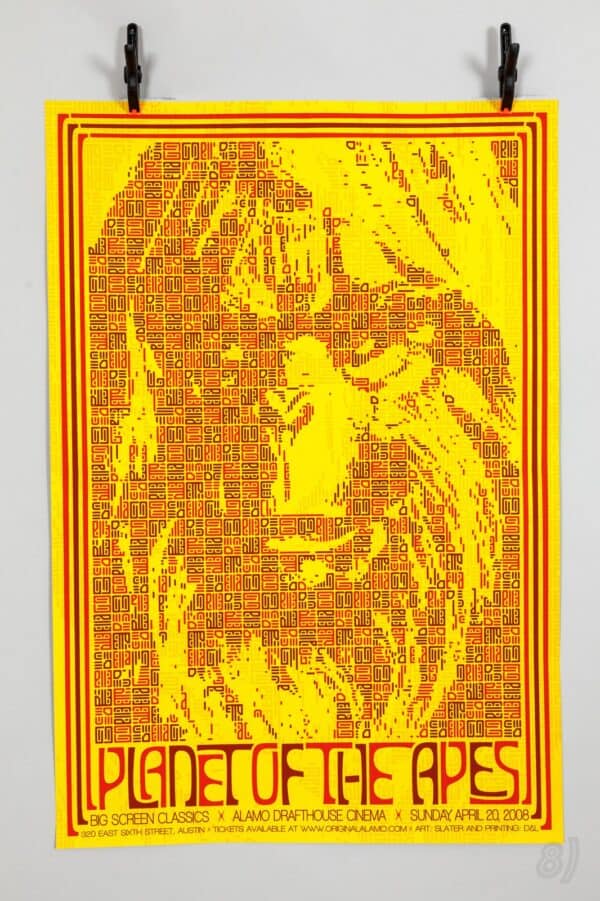 Planet of the Apes 2008 Alamo Drafthouse Big Screen Classics Poster