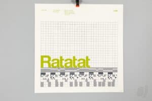 Ratatat Gig Poster 2005 Higher Ground South Burlington Vermont # Ratatat Gig Poster 2005 Higher Ground South Burlington Vermont #103/140
