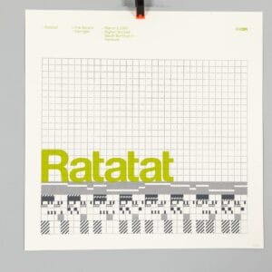 Ratatat Gig Poster 2005 Higher Ground South Burlington Vermont #103/140