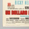 Rio Bravo Italian Locandina Poster 1959 John Wayne Dean Martin Hawks