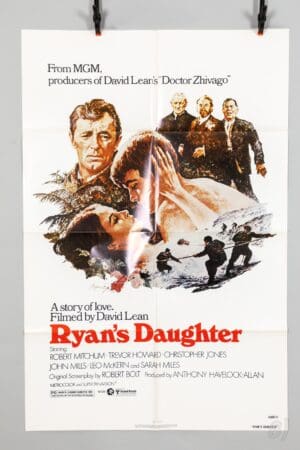 Ryan's Daughter (1970) MGM Original Movie Poster David Lean Ryan's Daughter (1970) MGM Original Movie Poster David Lean