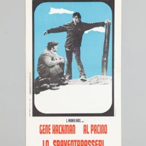 Scarecrow (1973) Italian Locandina Film Poster – Hackman & Pacino
