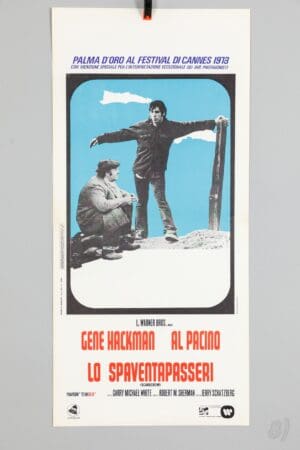 Scarecrow (1973) Italian Locandina Film Poster – Hackman & Pacino