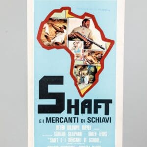 Shaft in Africa Italian Locandina Poster 1973 Shaft E I Mercanti Di Schiavi