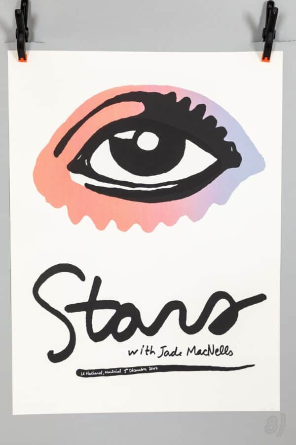 Stars with Jade MacNells Gig Poster Le National Montreal 2007
