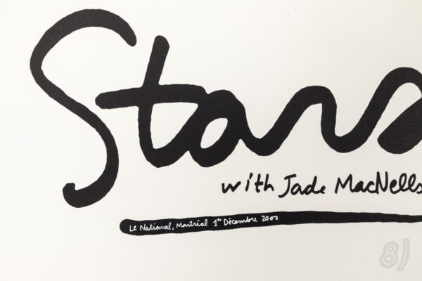 Stars with Jade MacNells Gig Poster Le National Montreal 2007
