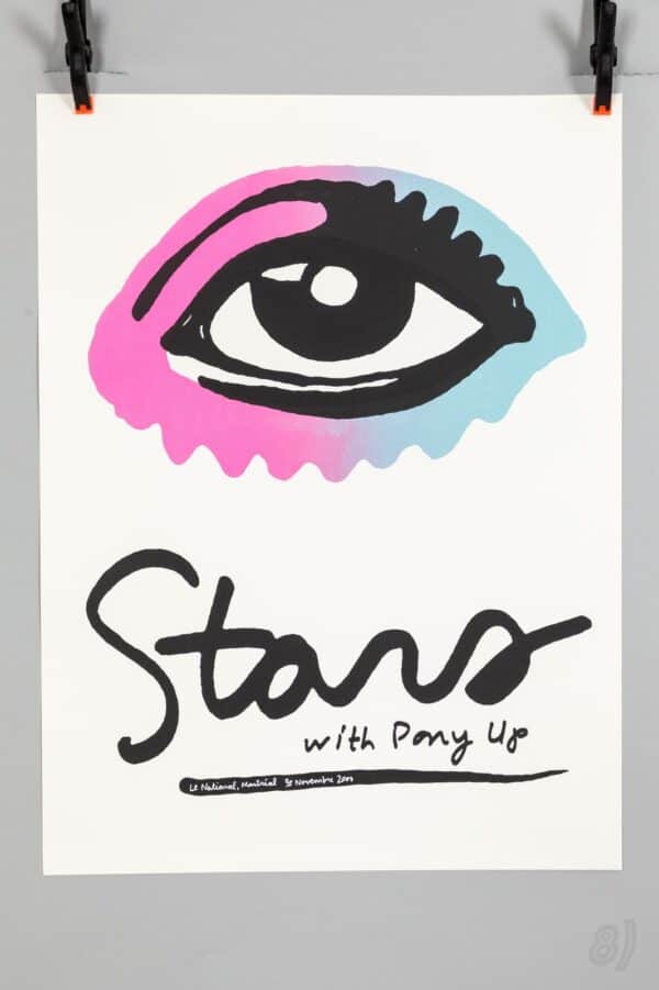 Stars with Pony Up Gig Poster Le National Montreal 2007
