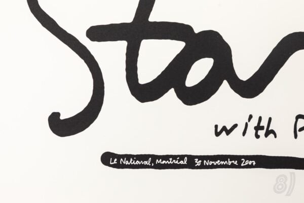 Stars with Pony Up Gig Poster Le National Montreal 2007