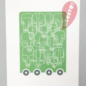 Stephen Kelleher '49 A' Screen Print Poster 2005 Muerte Faces