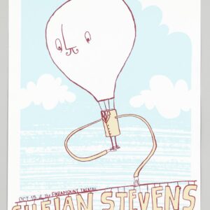 Sufjan Stevens Paramount Theatre Oct 15 Gig Poster 147/150 Signed