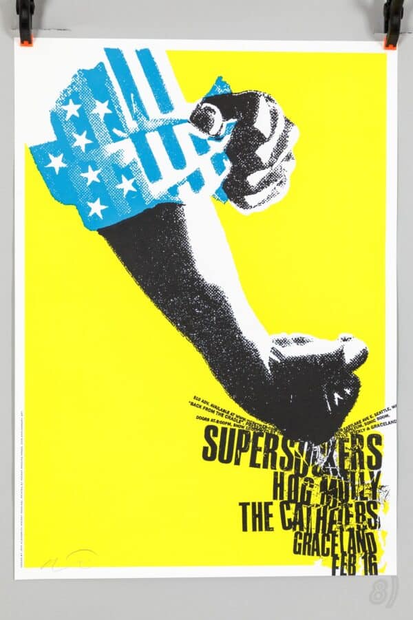 Supersuckers Hog Molly Catheters Graceland Seattle Gig Poster Feb 16