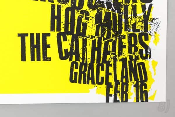 Supersuckers Hog Molly Catheters Graceland Seattle Gig Poster Feb 16