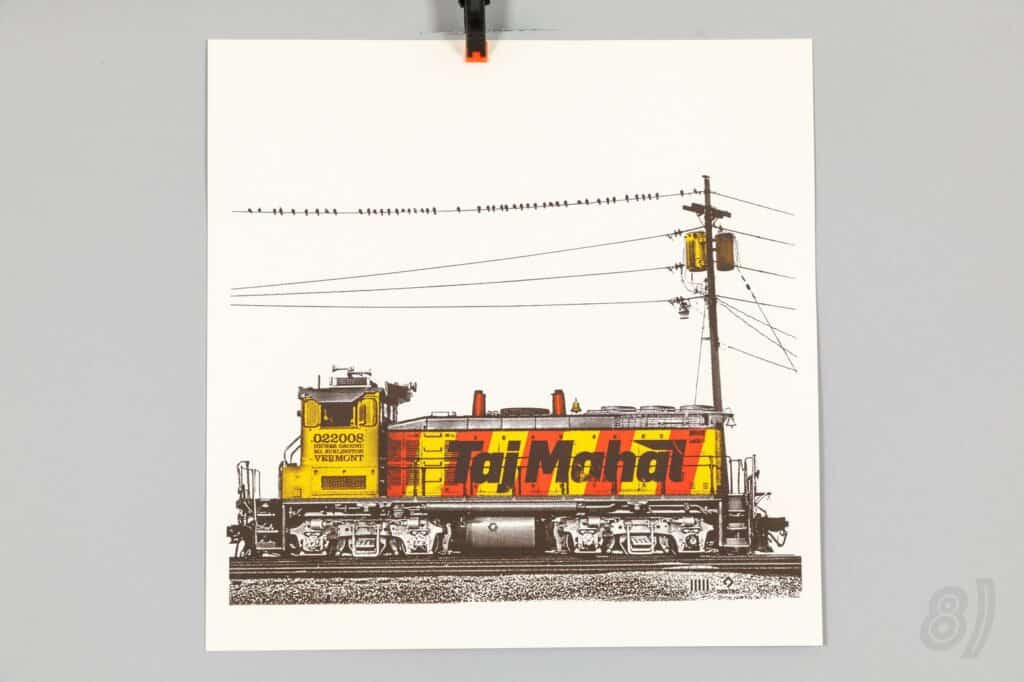 Taj Mahal Higher Ground Burlington Vermont Train Screenprint Gig Poster