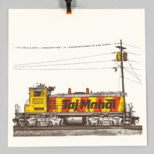 Taj Mahal Higher Ground Burlington Vermont Train Screenprint Gig Poster