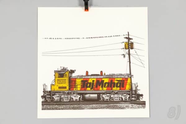 Taj Mahal Higher Ground Burlington Vermont Train Screenprint Gig Poster