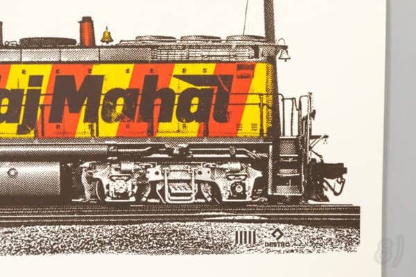 Taj Mahal Higher Ground Burlington Vermont Train Screenprint Gig Poster