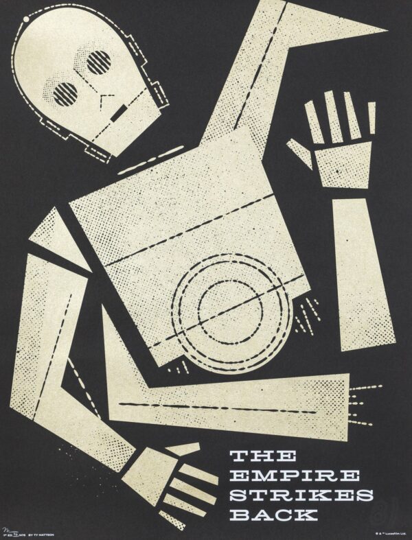 The Empire Strikes Back C-3PO Screen Print Ty Mattson 1st Ed 46/475