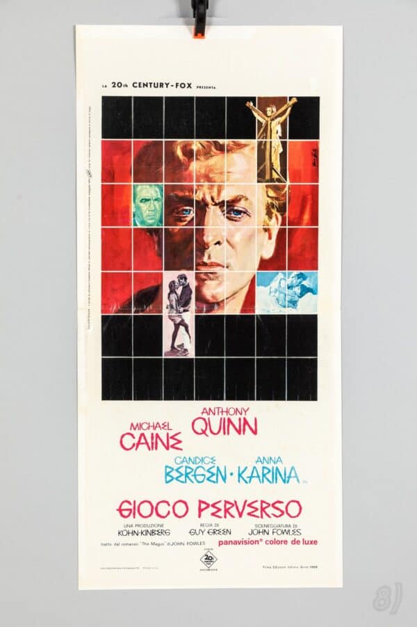 The Magus 1968 Italian Locandina Poster Gioco Perverso Michael Caine