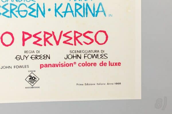 The Magus 1968 Italian Locandina Poster Gioco Perverso Michael Caine