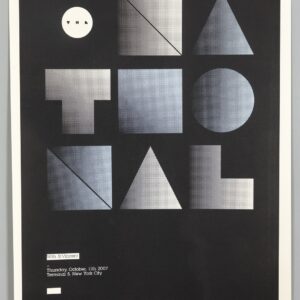 The National with St. Vincent Gig Poster – Terminal 5, NYC 2007
