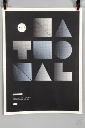 The National with St. Vincent Gig Poster Terminal 5, NYC 2007 The National with St. Vincent Gig Poster – Terminal 5, NYC 2007