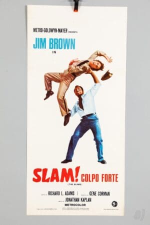 The Slams 1974 Italian Locandina Movie Poster Jim Brown MGM The Slams 1974 Italian Locandina Movie Poster Jim Brown MGM