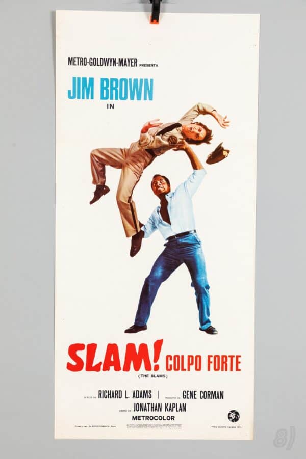 The Slams 1974 Italian Locandina Movie Poster Jim Brown MGM