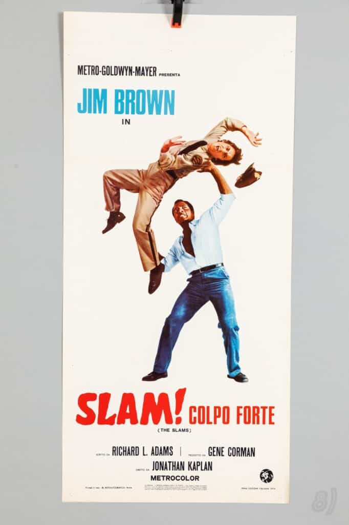 The Slams 1974 Italian Locandina Movie Poster Jim Brown MGM