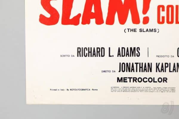 The Slams 1974 Italian Locandina Movie Poster Jim Brown MGM