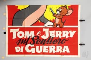Tom e Jerry sul Sentiero di Guerra Italian MGM Vintage Film Post Tom e Jerry sul Sentiero di Guerra Italian MGM Vintage Film Poster