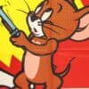 Tom e Jerry sul Sentiero di Guerra Italian MGM Vintage Film Poster
