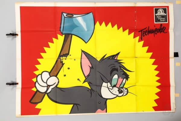 Tom e Jerry sul Sentiero di Guerra Italian MGM Vintage Film Poster