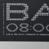 Vintage ASCII Art Skull Gig Poster Live at The Social 06/17