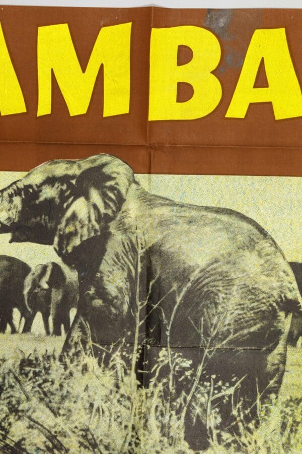 Wakamba! 1955 Original RKO Radio Pictures 3-Sheet Film Poster