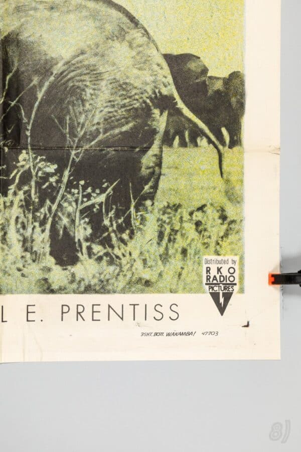 Wakamba! 1955 Original RKO Radio Pictures 3-Sheet Film Poster
