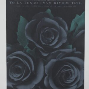 Yo La Tengo & Sam Rivers Trio 2007 Original Screenprint Gig Poster