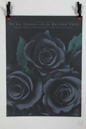 Yo La Tengo & Sam Rivers Trio 2007 Original Screenprint Gig Post Yo La Tengo & Sam Rivers Trio 2007 Original Screenprint Gig Poster