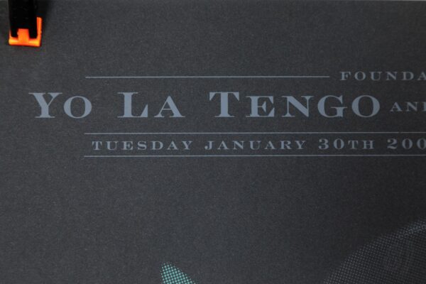 Yo La Tengo & Sam Rivers Trio 2007 Original Screenprint Gig Poster